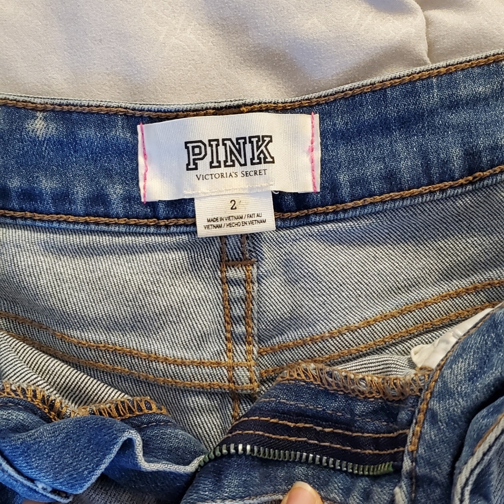 Victoria's Secret PINK jean shorts - Picture 3 of 3